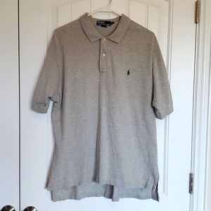 Ralph Lauren polo, gray, XL men's